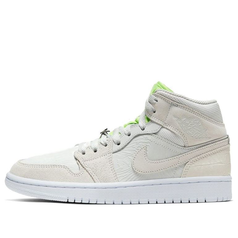 (WMNS) Air Jordan 1 Mid 'Ghost Green' CV3018-001 Signature Shoe