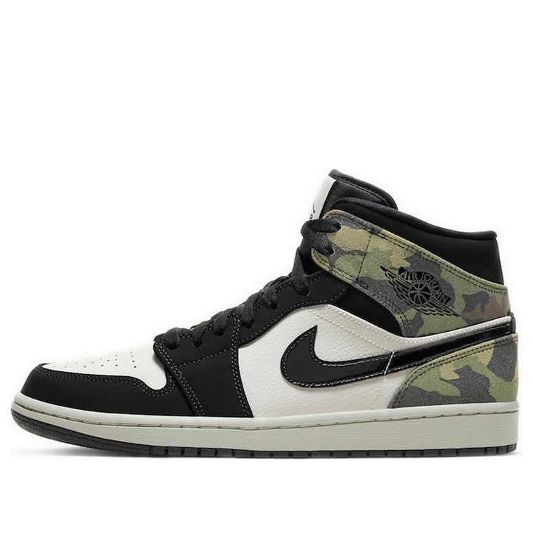 Air Jordan 1 Mid 'Camo' CW5490-001 Antique Icons